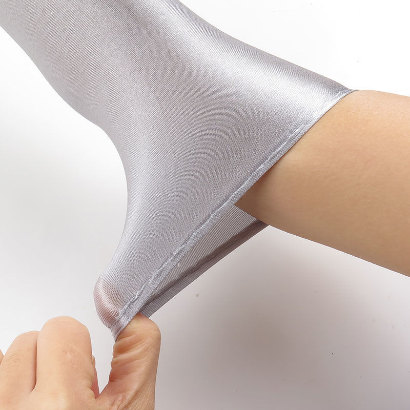 Găng bao tay dài đen / bạc / đỏ / trắng chất satin SANG CHẢNH cho nàng dự tiệc, dạ hội BT02