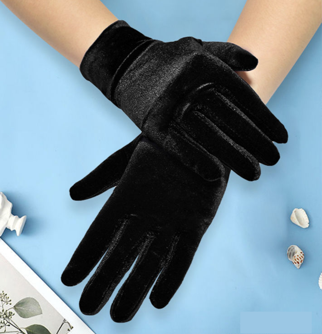 [ Đen/ Đỏ đô/ Xanh đậm/ Xanh coban] Găng bao tay NHUNG NGẮN dự tiệc/ chụp ảnh / chống nắng MỀM - ÊM BT08 mang phong cách thời trang sang chảnh quý tộc cho cô gái. Hàng có sẵn tại shop số lượng nhiều cho các nhóm nhảy, vũ đoàn.