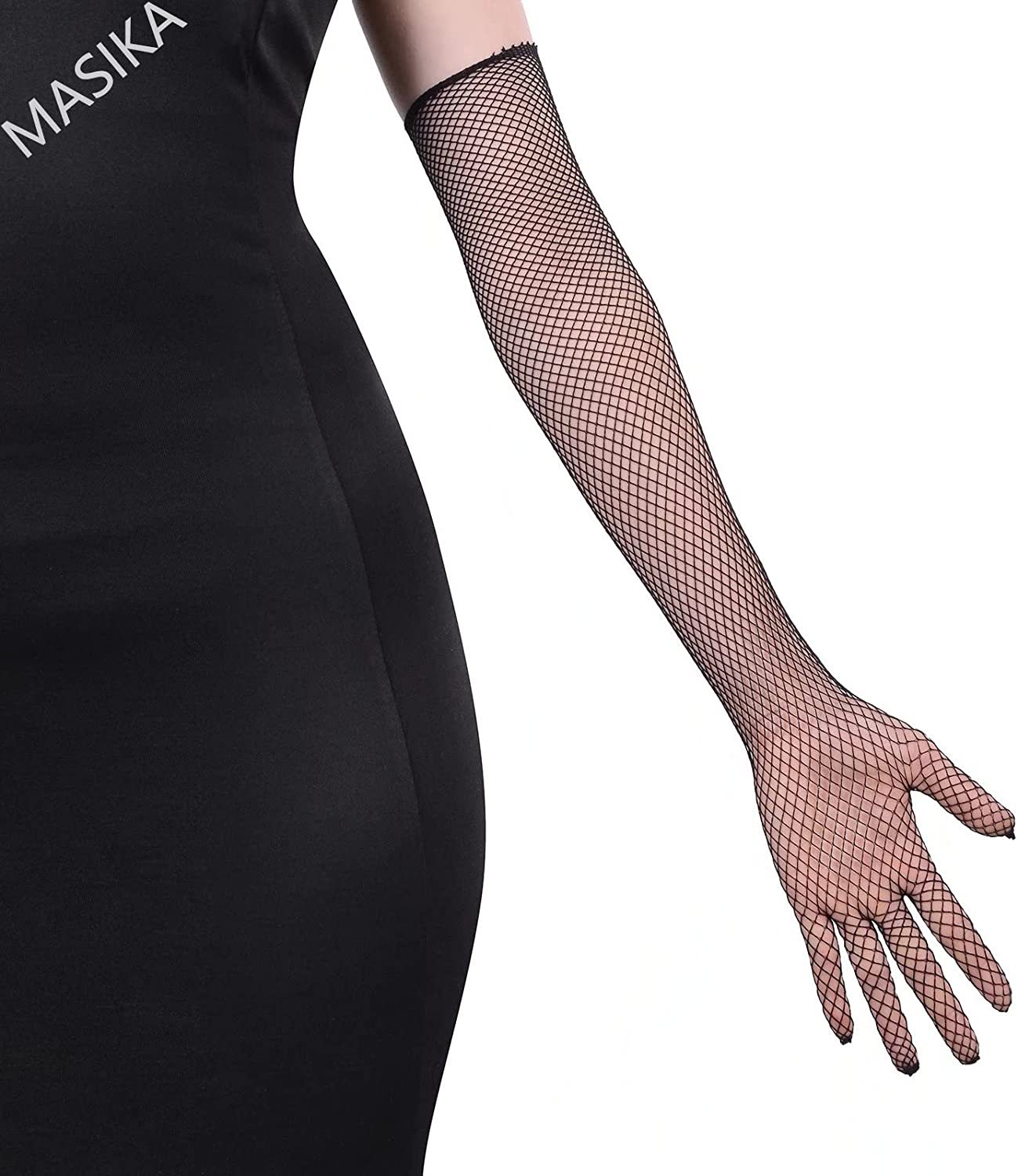 Găng/ Bao tay LƯỚI dự tiệc, cosplay màu đen dài qua khuỷu tay BT11 Găng/ Bao tay LƯỚI dự tiệc, cosplay màu đen dài qua khuỷu tay BT11