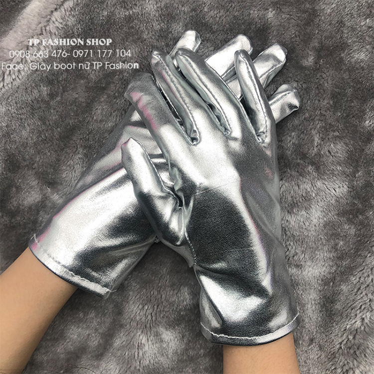 Găng bao tay da ngắn MÀU NÔI đen, bạc, vàng đồng, đỏ, hồng sen mang biểu diễn, dự tiệc, dạ hội, chụp ảnh BT13 Găng bao tay da ngắn MÀU NÔI đen, bạc, vàng đồng, đỏ, hồng sen mang biểu diễn, dự tiệc, dạ hội, chụp ảnh BT13