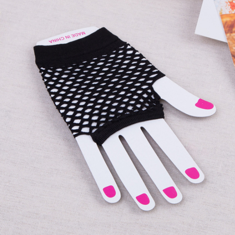 Găng tay lưới nữ ngắn không ngón mang biểu diễn, cosplay, chụp ảnh màu ĐEN/ ĐỎ/ TRẮNG/ XANH DẠ QUANG/ HỒNG BT14 Găng tay lưới nữ ngắn không ngón mang biểu diễn, cosplay, chụp ảnh màu ĐEN/ ĐỎ/ TRẮNG/ XANH DẠ QUANG/ HỒNG BT14