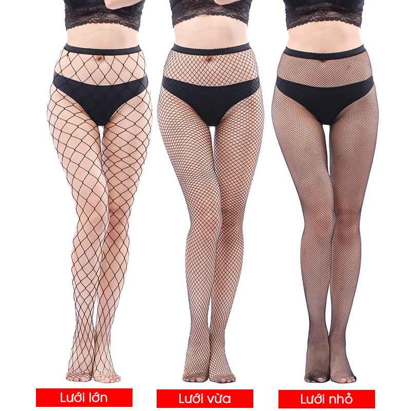 Tất lưới quần sexy 4 màu ĐEN, ĐỎ, TRẮNG, DA đủ 3 loại lưới lớn, vừa, nhỏ FREE SIZE, THON GỌN , QUYẾN RŨ TAT14