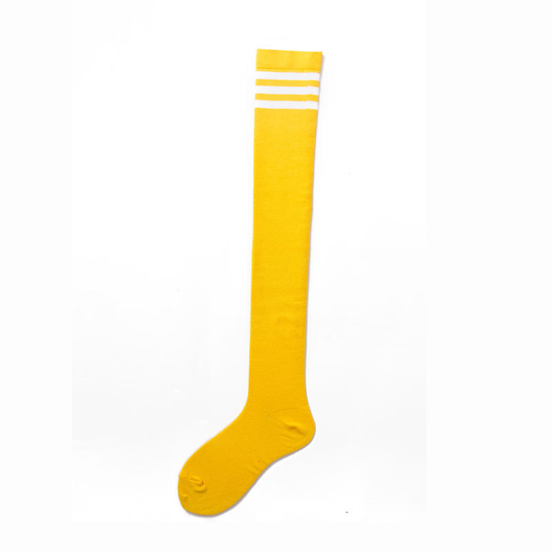 Vớ đùi MÀU NỔI hồng, xanh dương, vàng, xám sọc trắng loại dầy chống tuột TAT48 Vớ đùi MÀU NỔI hồng, xanh dương, vàng, xám sọc trắng loại dầy chống tuột TAT48