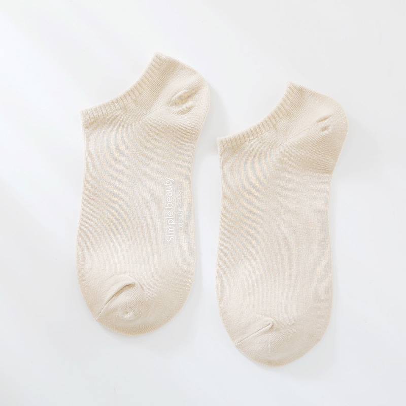 Tất vớ nữ cổ ngắn nhiều màu có in chữ dễ thương TAT51