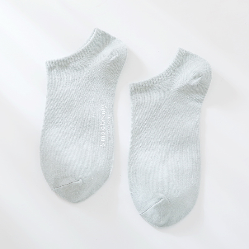 Tất vớ nữ cổ ngắn nhiều màu có in chữ dễ thương TAT51