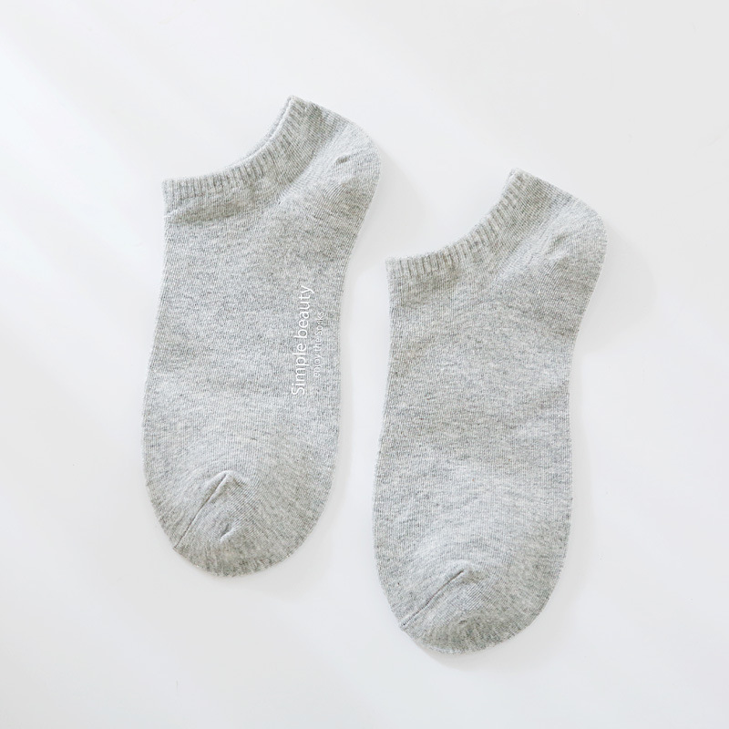 Tất vớ nữ cổ ngắn nhiều màu có in chữ dễ thương TAT51