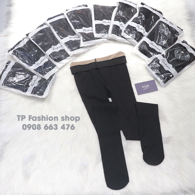 Quần tất 3D 6S da trong, đen ngoài LOẠI TỐT- THON CHÂN - CO GIÃN TAT55