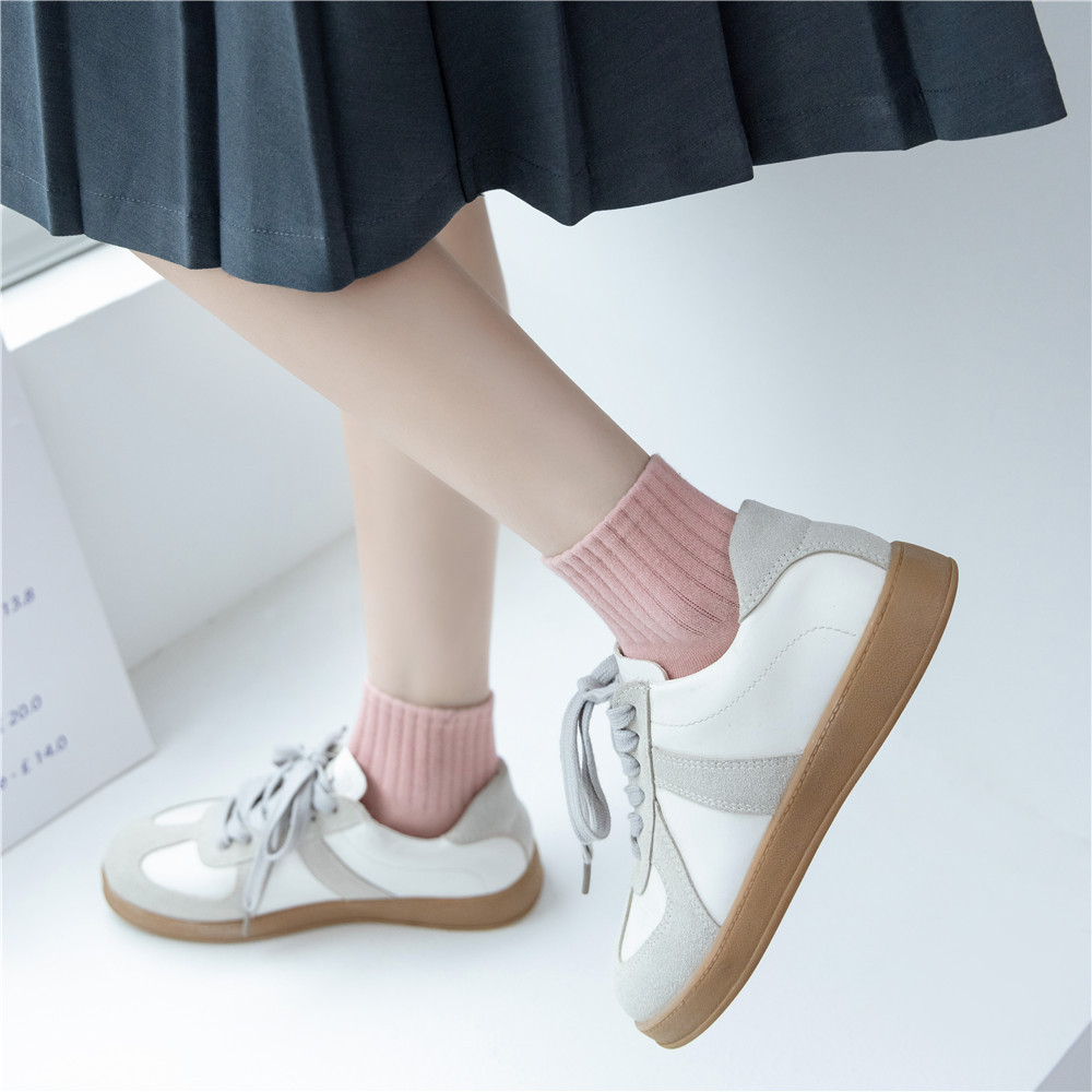 Tất vớ ngắn trơn 1 màu mang giày thể thao, giày boot THẤM MỒ HÔI TAT61 