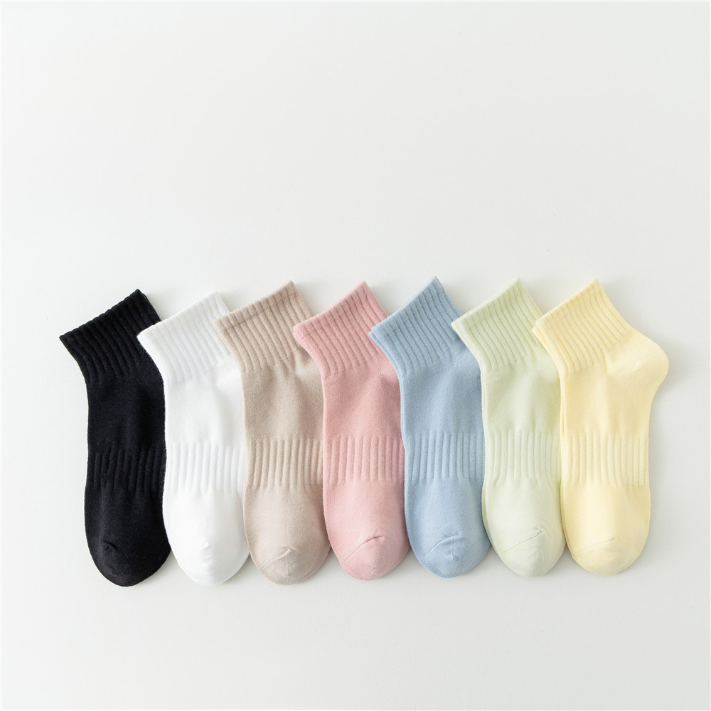 Tất vớ ngắn trơn 1 màu mang giày thể thao, giày boot THẤM MỒ HÔI TAT61 