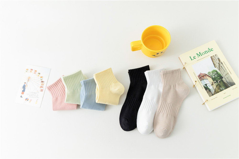 Tất vớ ngắn trơn 1 màu mang giày thể thao, giày boot THẤM MỒ HÔI TAT61 