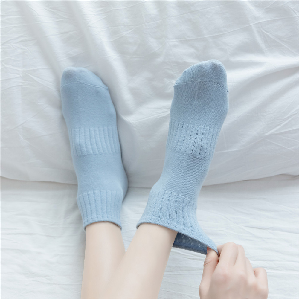 Tất vớ ngắn trơn 1 màu mang giày thể thao, giày boot THẤM MỒ HÔI TAT61 